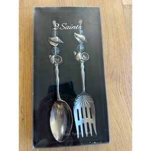 2 Saints Fork and Spoon Set - VTG